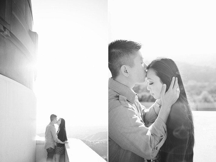jgriffith park and observatory engagement photography